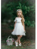 Cold Shoulder Lace Tulle Stunning Flower Girl Dress Cold Shoulder Lace Tulle Stunning Flower Girl Dress